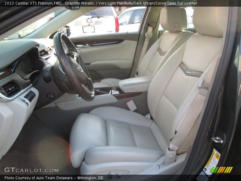 Graphite Metallic / Very Light Platinum/Dark Urban/Cocoa Opus Full Leather 2013 Cadillac XTS Platinum FWD