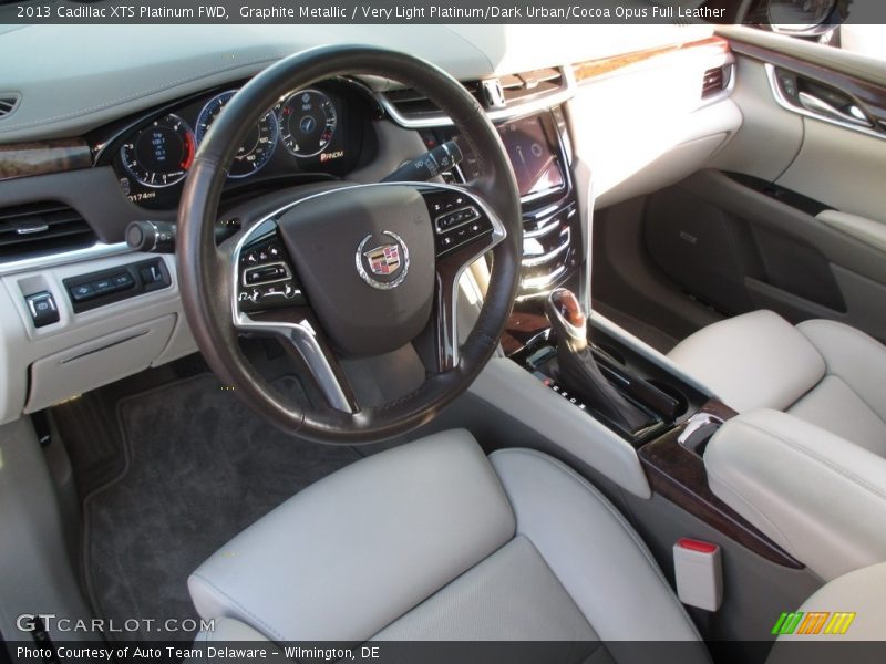 Graphite Metallic / Very Light Platinum/Dark Urban/Cocoa Opus Full Leather 2013 Cadillac XTS Platinum FWD