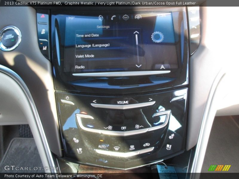 Graphite Metallic / Very Light Platinum/Dark Urban/Cocoa Opus Full Leather 2013 Cadillac XTS Platinum FWD