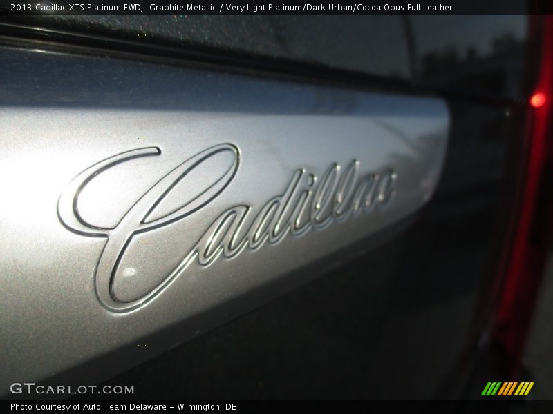 Graphite Metallic / Very Light Platinum/Dark Urban/Cocoa Opus Full Leather 2013 Cadillac XTS Platinum FWD