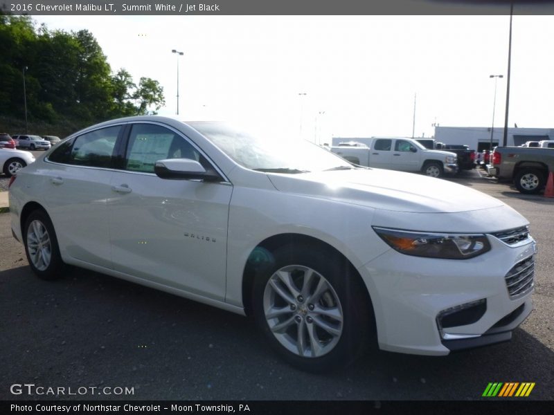 Summit White / Jet Black 2016 Chevrolet Malibu LT