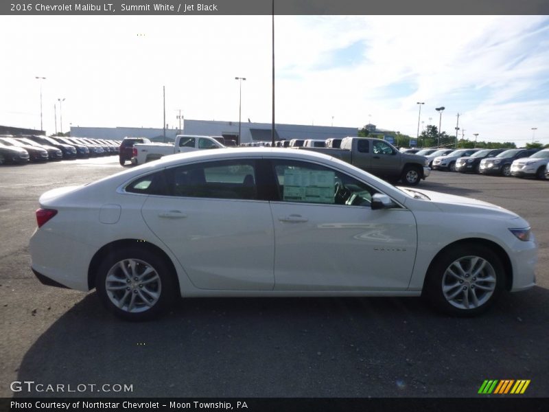 Summit White / Jet Black 2016 Chevrolet Malibu LT