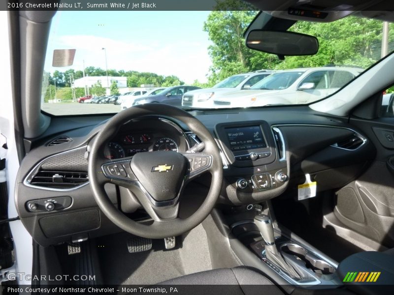 Summit White / Jet Black 2016 Chevrolet Malibu LT