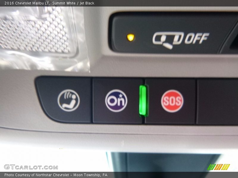 Summit White / Jet Black 2016 Chevrolet Malibu LT