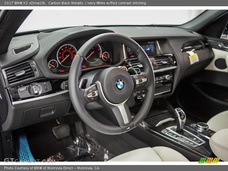 Dashboard of 2017 X3 xDrive28i