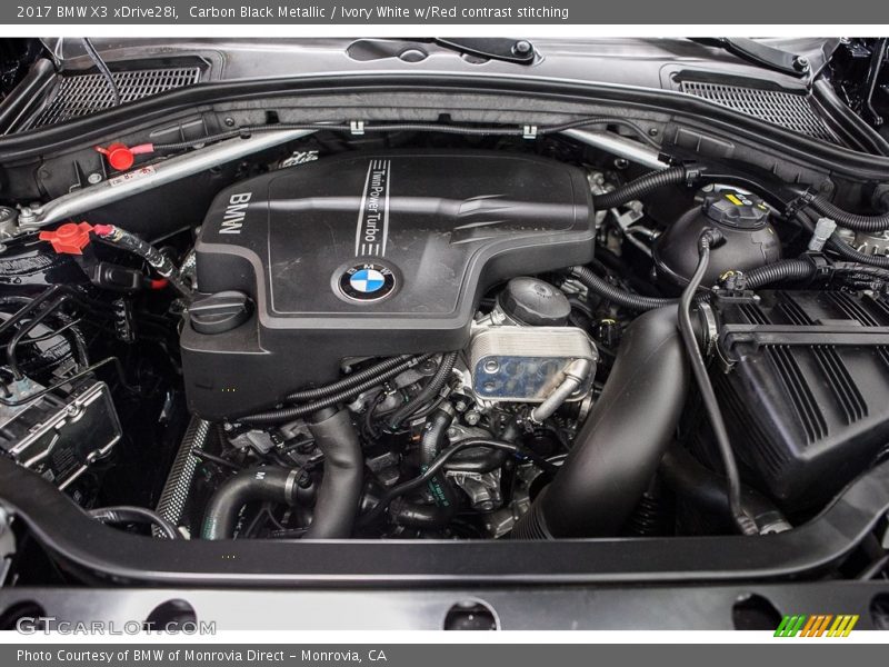  2017 X3 xDrive28i Engine - 2.0 Liter TwinPower Turbocharged DI DOHC 16-Valve VVT 4 Cylinder