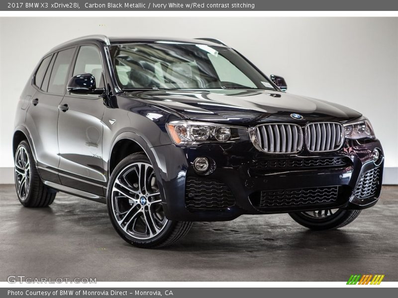 Front 3/4 View of 2017 X3 xDrive28i