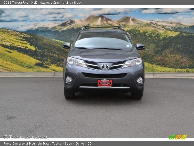 Magnetic Gray Metallic / Black 2013 Toyota RAV4 XLE