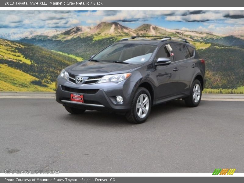 Magnetic Gray Metallic / Black 2013 Toyota RAV4 XLE