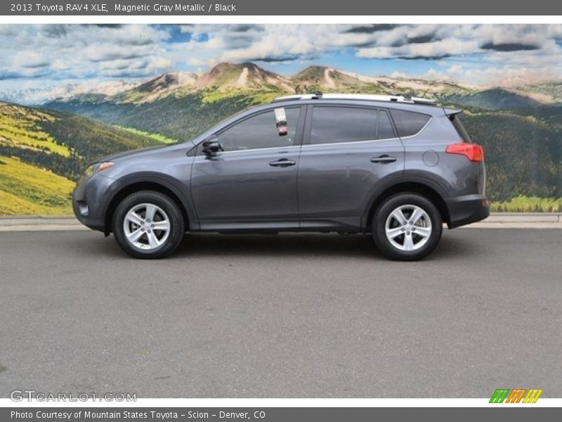 Magnetic Gray Metallic / Black 2013 Toyota RAV4 XLE