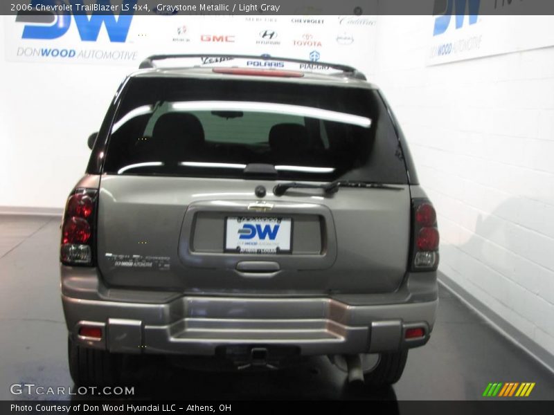 Graystone Metallic / Light Gray 2006 Chevrolet TrailBlazer LS 4x4