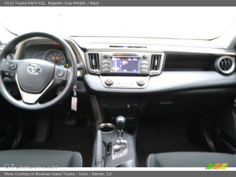 Magnetic Gray Metallic / Black 2013 Toyota RAV4 XLE