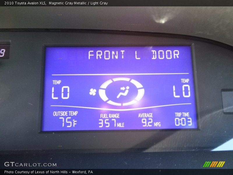 Magnetic Gray Metallic / Light Gray 2010 Toyota Avalon XLS