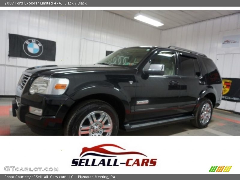Black / Black 2007 Ford Explorer Limited 4x4