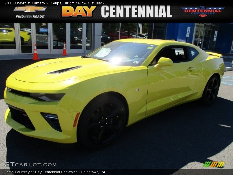 Bright Yellow / Jet Black 2016 Chevrolet Camaro SS Coupe