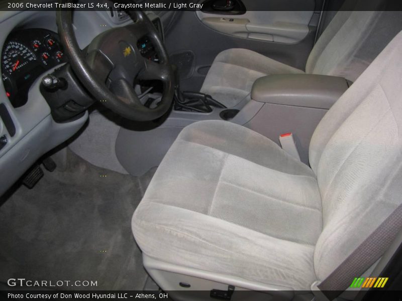 Graystone Metallic / Light Gray 2006 Chevrolet TrailBlazer LS 4x4