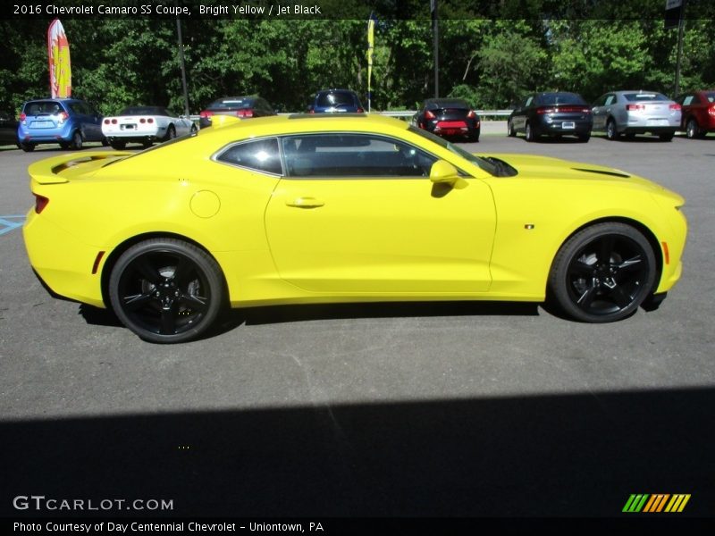 Bright Yellow / Jet Black 2016 Chevrolet Camaro SS Coupe