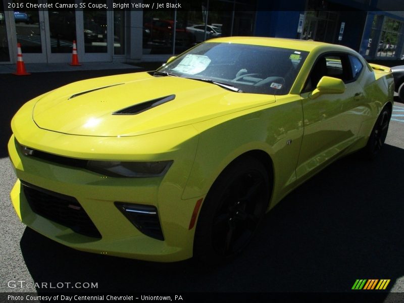 Bright Yellow / Jet Black 2016 Chevrolet Camaro SS Coupe