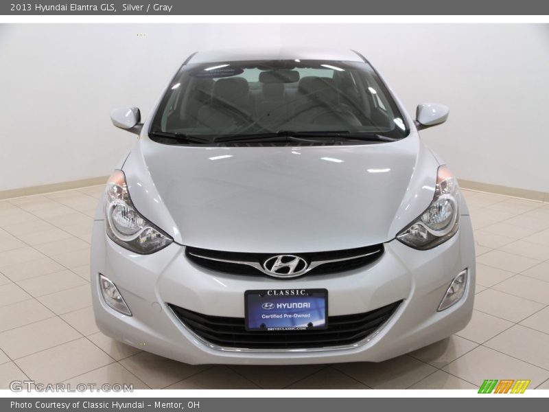 Silver / Gray 2013 Hyundai Elantra GLS