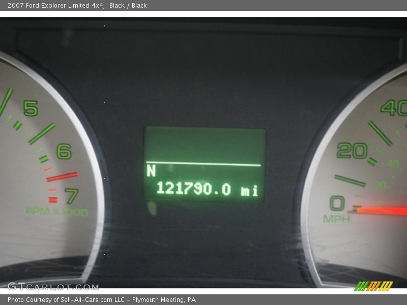Black / Black 2007 Ford Explorer Limited 4x4