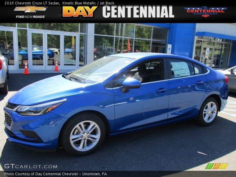 Kinetic Blue Metallic / Jet Black 2016 Chevrolet Cruze LT Sedan
