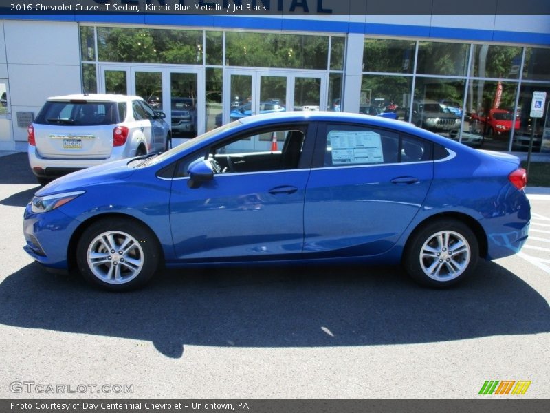 Kinetic Blue Metallic / Jet Black 2016 Chevrolet Cruze LT Sedan