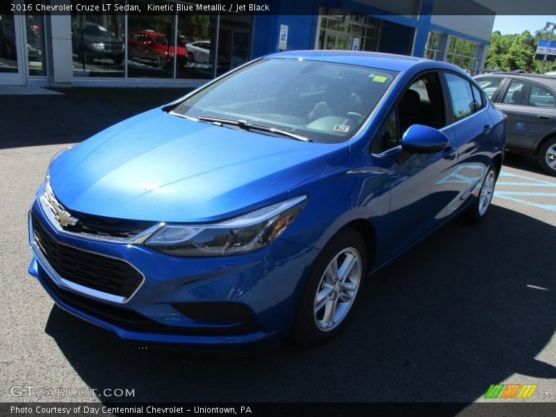 Kinetic Blue Metallic / Jet Black 2016 Chevrolet Cruze LT Sedan