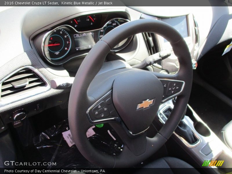 Kinetic Blue Metallic / Jet Black 2016 Chevrolet Cruze LT Sedan