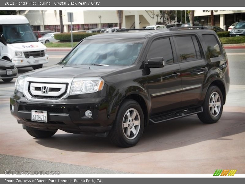 Crystal Black Pearl / Gray 2011 Honda Pilot Touring