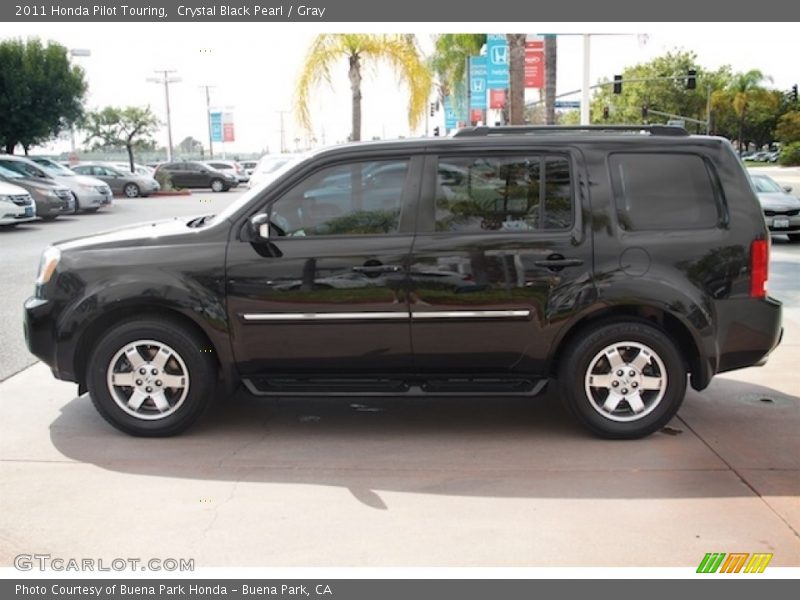 Crystal Black Pearl / Gray 2011 Honda Pilot Touring