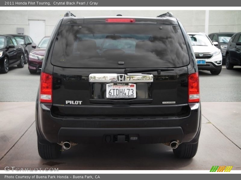 Crystal Black Pearl / Gray 2011 Honda Pilot Touring