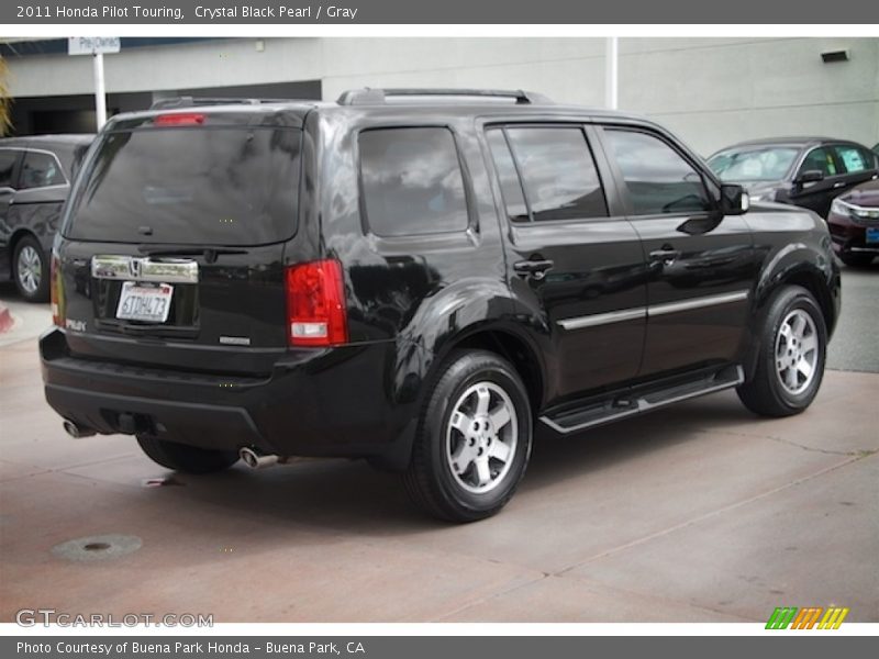 Crystal Black Pearl / Gray 2011 Honda Pilot Touring