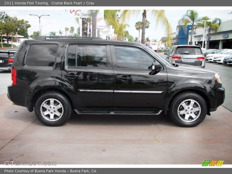 Crystal Black Pearl / Gray 2011 Honda Pilot Touring