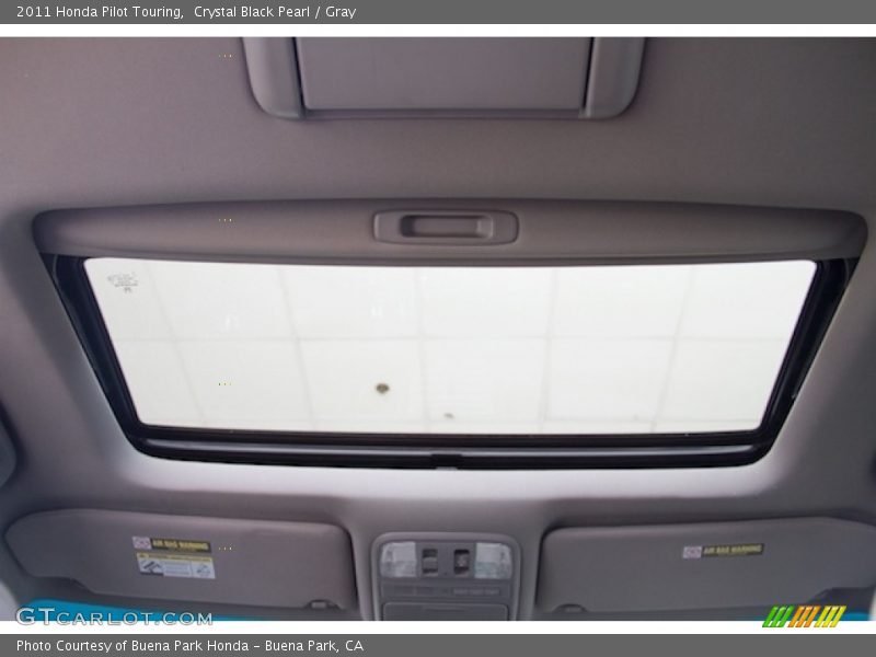 Crystal Black Pearl / Gray 2011 Honda Pilot Touring