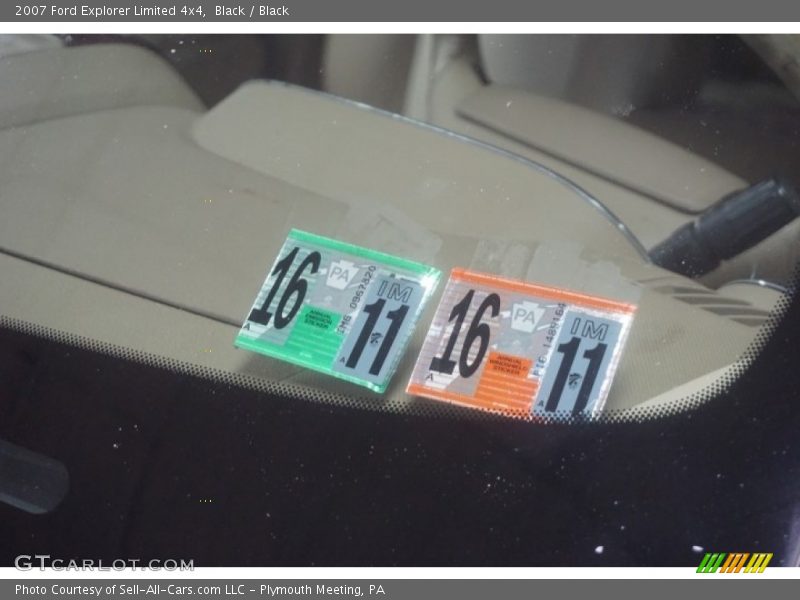 Black / Black 2007 Ford Explorer Limited 4x4