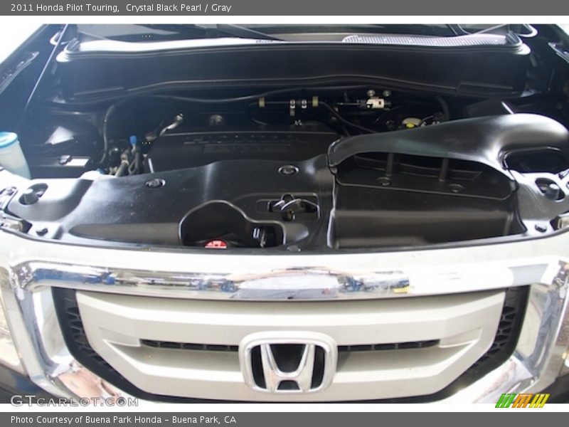 Crystal Black Pearl / Gray 2011 Honda Pilot Touring
