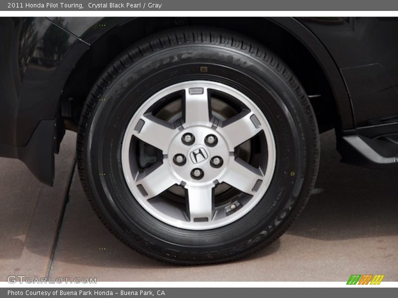 Crystal Black Pearl / Gray 2011 Honda Pilot Touring