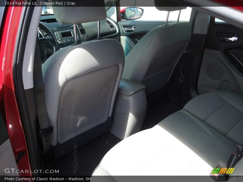 Crimson Red / Gray 2014 Kia Forte LX