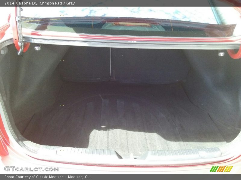 Crimson Red / Gray 2014 Kia Forte LX