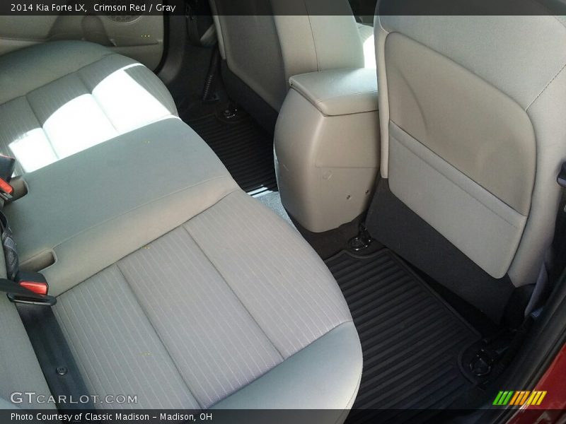 Crimson Red / Gray 2014 Kia Forte LX