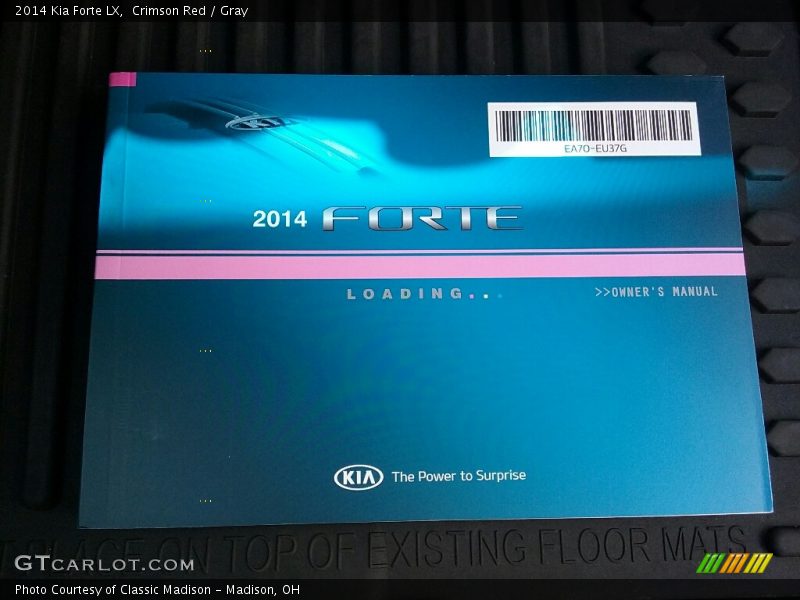 Crimson Red / Gray 2014 Kia Forte LX