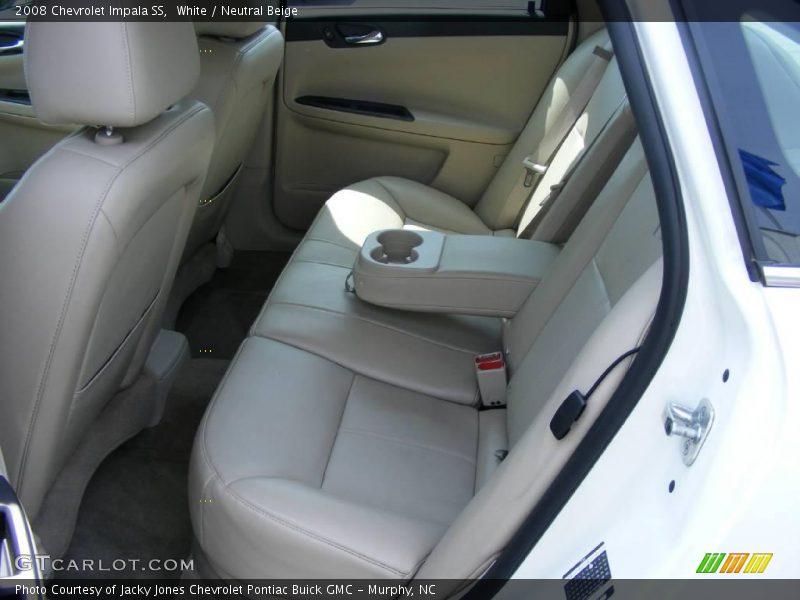 White / Neutral Beige 2008 Chevrolet Impala SS
