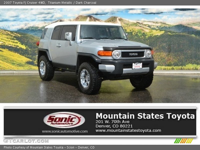 Titanium Metallic / Dark Charcoal 2007 Toyota FJ Cruiser 4WD