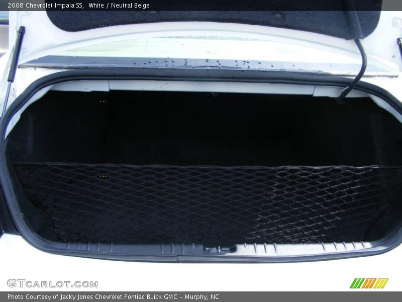 White / Neutral Beige 2008 Chevrolet Impala SS