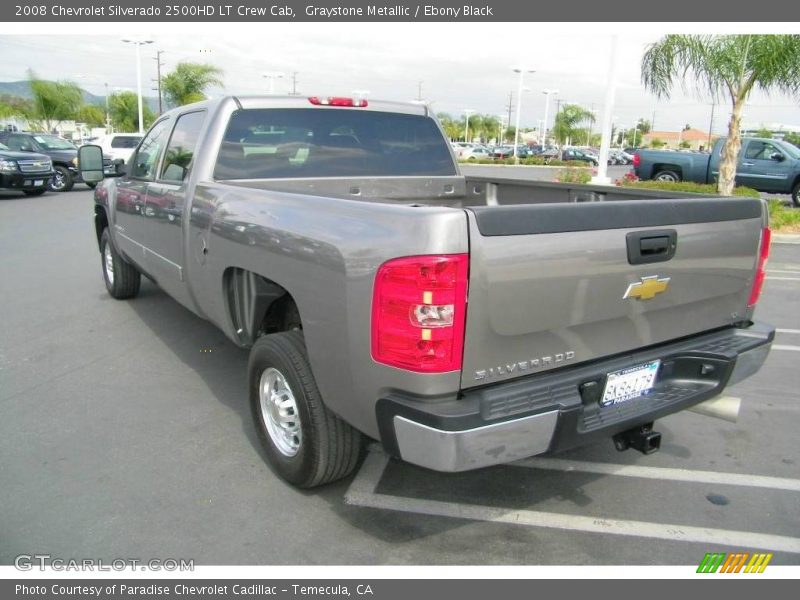 Graystone Metallic / Ebony Black 2008 Chevrolet Silverado 2500HD LT Crew Cab