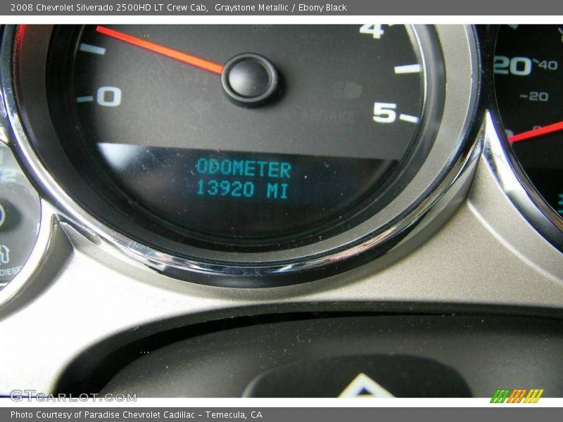 Graystone Metallic / Ebony Black 2008 Chevrolet Silverado 2500HD LT Crew Cab
