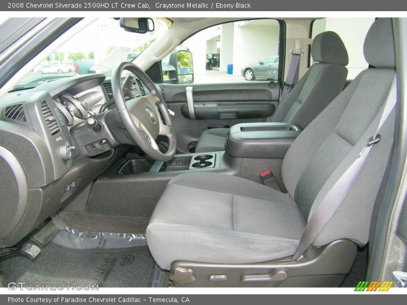Graystone Metallic / Ebony Black 2008 Chevrolet Silverado 2500HD LT Crew Cab