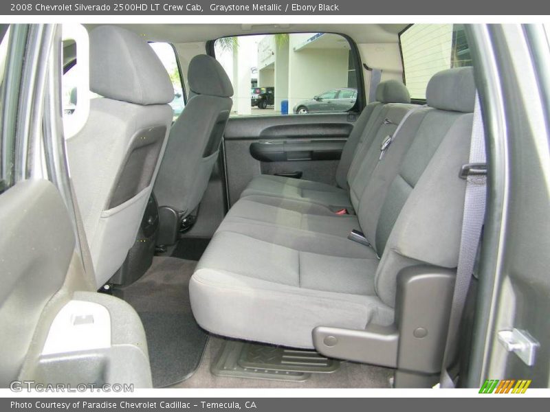 Graystone Metallic / Ebony Black 2008 Chevrolet Silverado 2500HD LT Crew Cab
