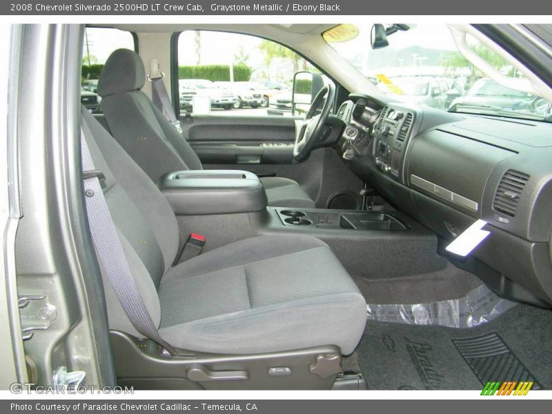 Graystone Metallic / Ebony Black 2008 Chevrolet Silverado 2500HD LT Crew Cab