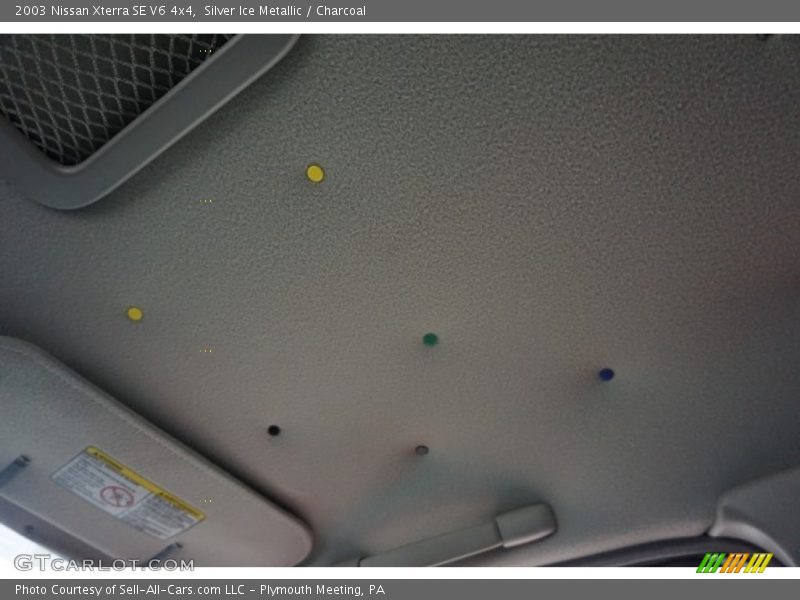 Silver Ice Metallic / Charcoal 2003 Nissan Xterra SE V6 4x4